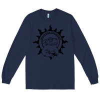 Navy church of the toad of light psychedelic frog Long Sleeve Tee - artisFamous