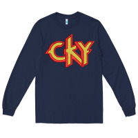 Navy cky Long Sleeve Tee - artisFamous