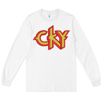 White cky Long Sleeve Tee - artisFamous
