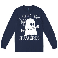 Navy halloween i found this skeleton Long Sleeve Tee - artisFamous