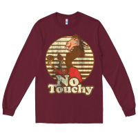Burgundy emperor’s new groove kuzco llama no touchy Long Sleeve Tee - artisFamous