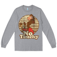 Heather Grey emperor’s new groove kuzco llama no touchy Long Sleeve Tee - artisFamous