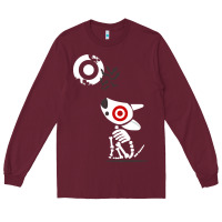 Burgundy target team member halloween Long Sleeve Tee - artisFamous