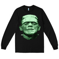 Black frankenstein Long Sleeve Tee - artisFamous
