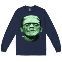 Navy frankenstein Long Sleeve Tee - artisFamous