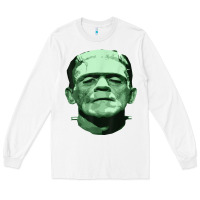 White frankenstein Long Sleeve Tee - artisFamous