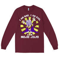 Burgundy i am mojo jojo Long Sleeve Tee - artisFamous