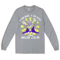 Heather Grey i am mojo jojo Long Sleeve Tee - artisFamous