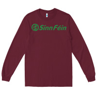 Burgundy SINN FÉIN PARTY IN UNITED KINGDOM Long Sleeve Tee - artisFamous