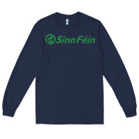 Navy SINN FÉIN PARTY IN UNITED KINGDOM Long Sleeve Tee - artisFamous