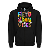 Black field day vibes Zipper Hoodie - RanaPortraitStore