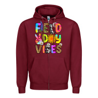 Burgundy field day vibes Zipper Hoodie - RanaPortraitStore