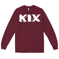 Burgundy kix Long Sleeve Tee - artisFamous