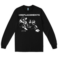 Black let it be the replacements Long Sleeve Tee - artisFamous