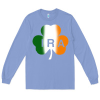 Colony Blue ira irish lucky shamrock Long Sleeve Tee - artisFamous