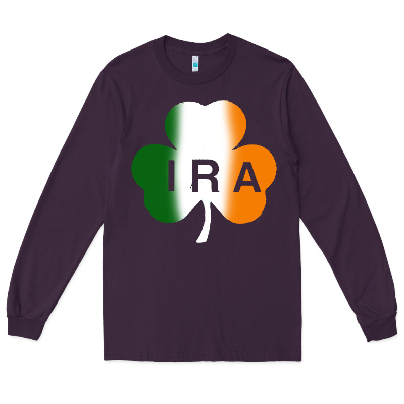 Ira Irish Lucky Shamrock Long Sleeve Tee by artisFamous | Teevron
