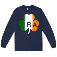 Navy ira irish lucky shamrock Long Sleeve Tee - artisFamous