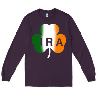 Plum ira irish lucky shamrock Long Sleeve Tee - artisFamous