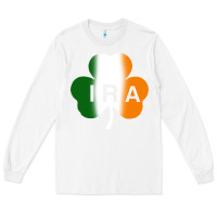 White ira irish lucky shamrock Long Sleeve Tee - artisFamous