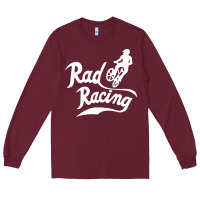 Burgundy rad racing cycle classic Long Sleeve Tee - artisFamous