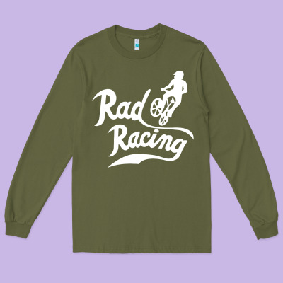 Rad Racing Cycle Classic Long Sleeve Tee Designed By Artisfamous