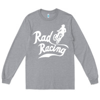 Heather Grey rad racing cycle classic Long Sleeve Tee - artisFamous