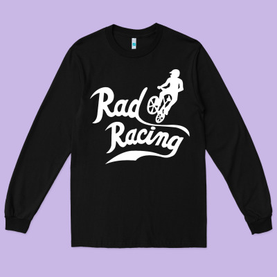 Rad Racing Cycle Classic Long Sleeve Tee Designed By Artisfamous