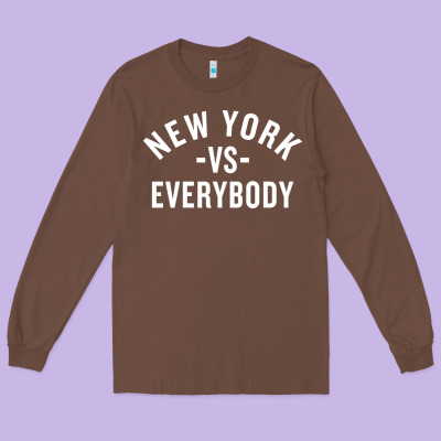 New York Vs Everybody Long Sleeve Tee Designed By Artisfamous
