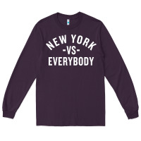 Plum new york vs everybody Long Sleeve Tee - artisFamous