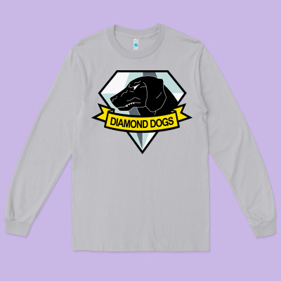 Diamond Dogs Classic Long Sleeve Tee Designed By Artisfamous