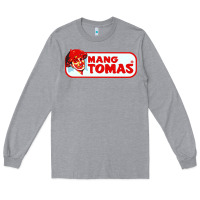 Heather Grey mang tomas filiipino Long Sleeve Tee - artisFamous