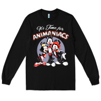 Black it’s time for animaniacs Long Sleeve Tee - artisFamous
