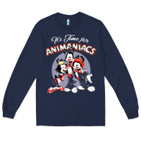 Navy it’s time for animaniacs Long Sleeve Tee - artisFamous
