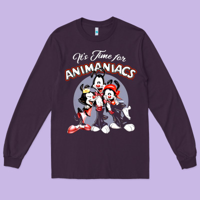 It’s Time For Animaniacs Long Sleeve Tee Designed By Artisfamous