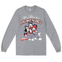 Heather Grey it’s time for animaniacs Long Sleeve Tee - artisFamous
