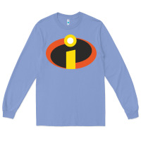 Colony Blue incredibles crop top Long Sleeve Tee - artisFamous