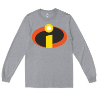 Heather Grey incredibles crop top Long Sleeve Tee - artisFamous