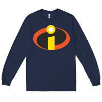 Navy incredibles crop top Long Sleeve Tee - artisFamous