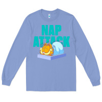 Colony Blue nap attack Long Sleeve Tee - artisFamous