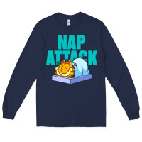 Navy nap attack Long Sleeve Tee - artisFamous