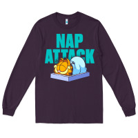 Plum nap attack Long Sleeve Tee - artisFamous