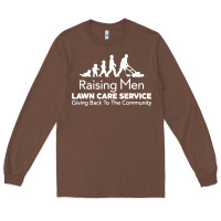 Chestnut raising men lawn care Long Sleeve Tee - artisFamous