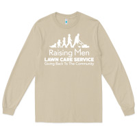 Mushroom raising men lawn care Long Sleeve Tee - artisFamous