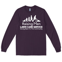 Plum raising men lawn care Long Sleeve Tee - artisFamous