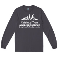 Smoke raising men lawn care Long Sleeve Tee - artisFamous