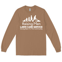 Toasted Coconut raising men lawn care Long Sleeve Tee - artisFamous