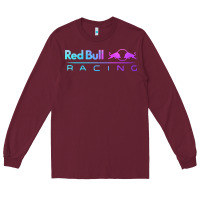 Burgundy red racing Long Sleeve Tee - artisFamous
