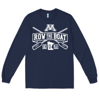 Navy row the boat minnesota Long Sleeve Tee - artisFamous