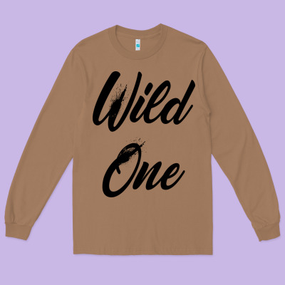 Wild One Long Sleeve Tee Designed By Artisfamous