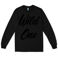 Black wild one Long Sleeve Tee - artisFamous